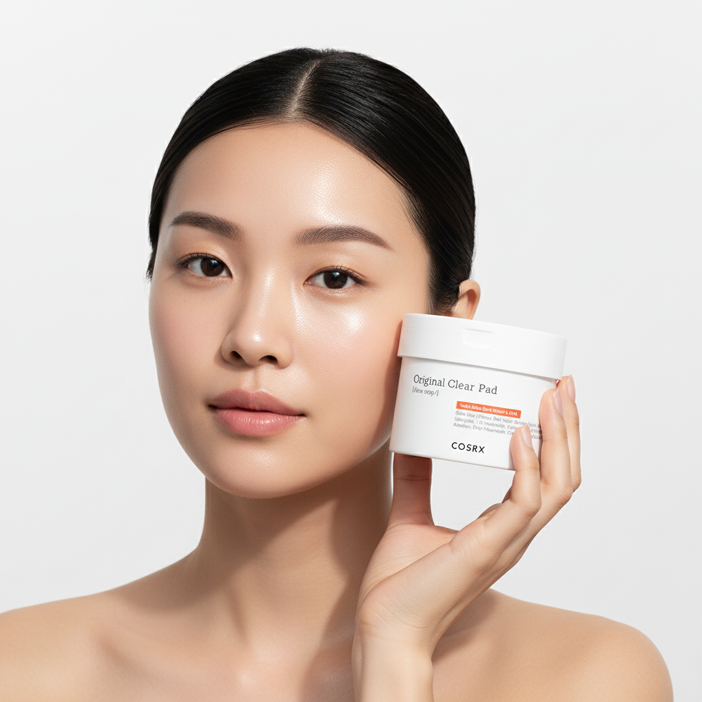 Cosrx One Step Original Clear Pad avec modèle
