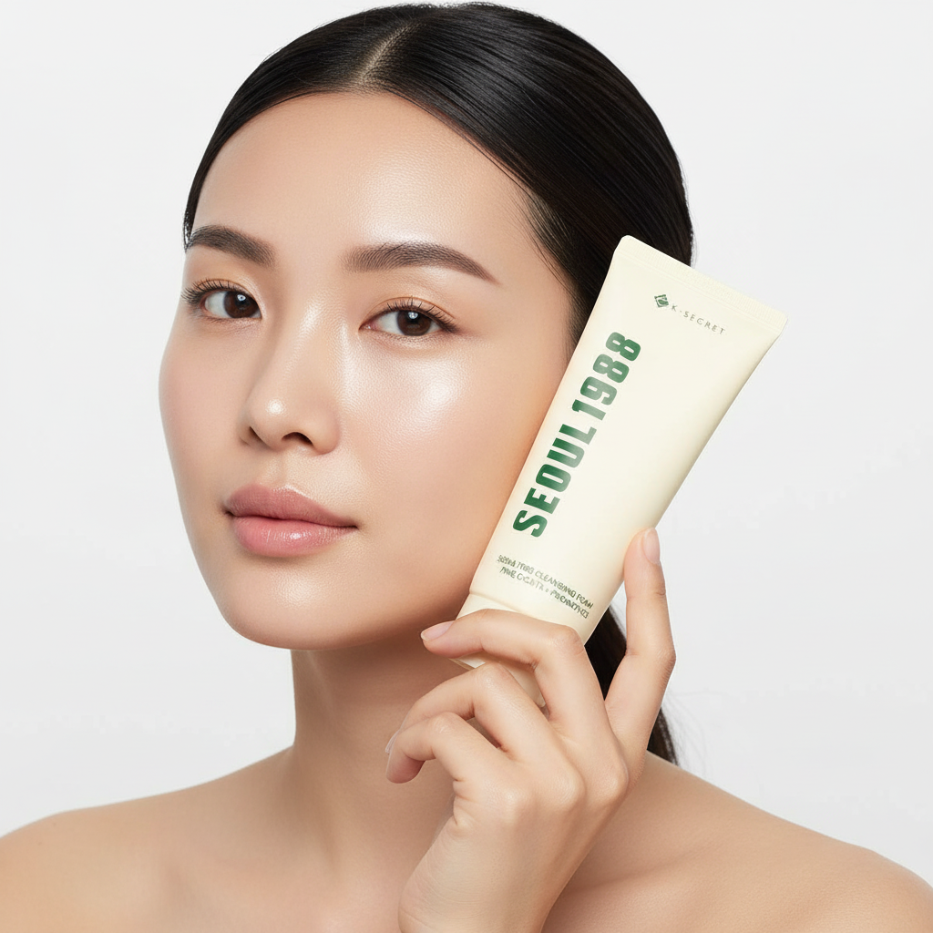 Ksecret Seoul 1988 Cleansing Foam avec modèle