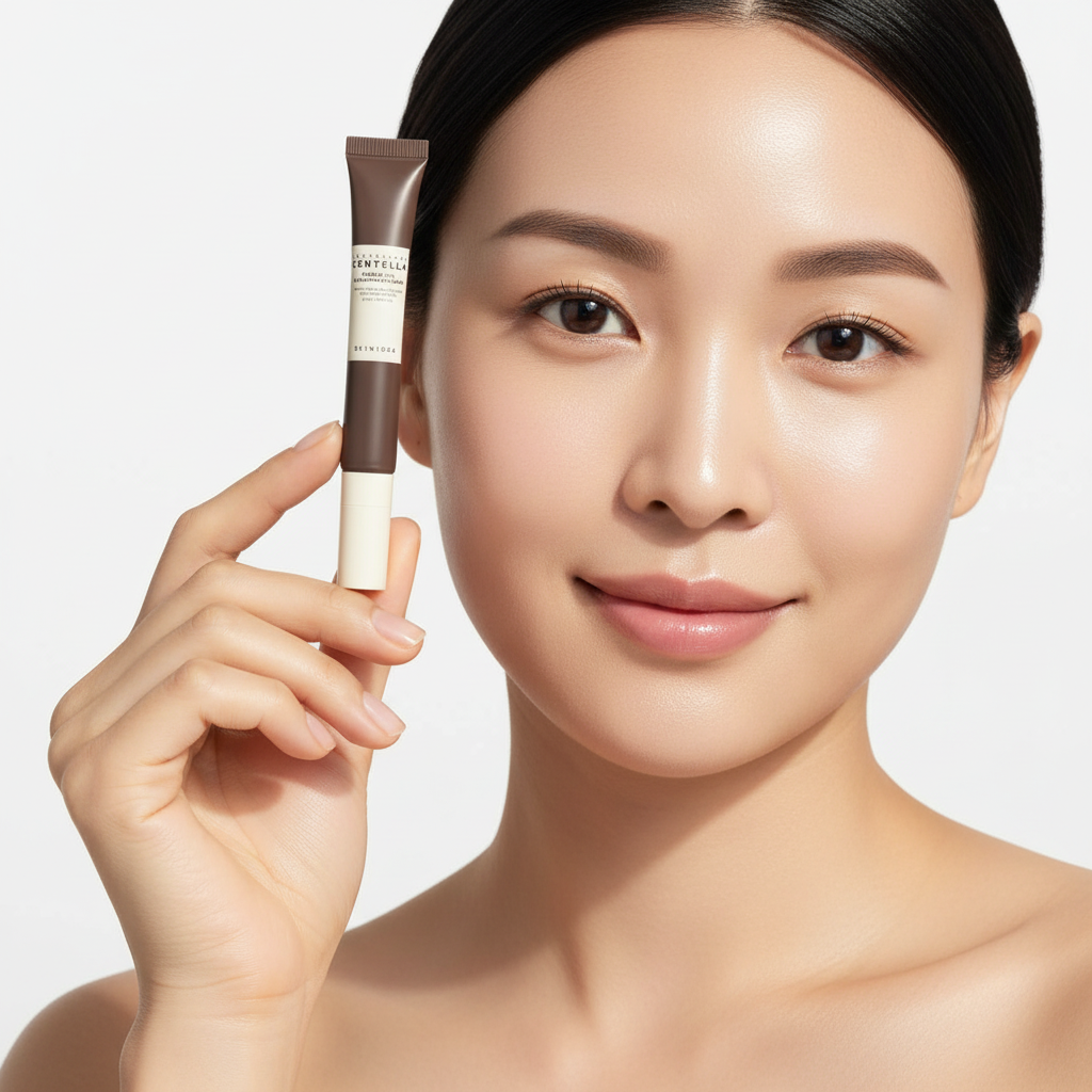 Skin1004 Madagascar Centella Probio-Cica Bakuchiol Eye Cream tube plus petit