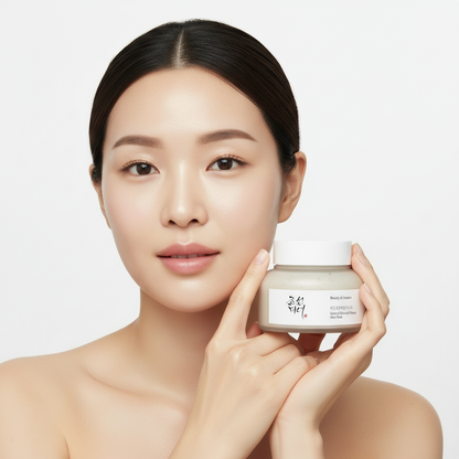 Beauty of Joseon Ground Rice and Honey Glow Mask pot avec modèle