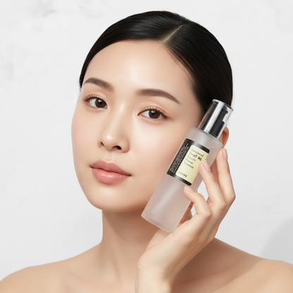 Cosrx Advanced Snail 96 Mucin Power Essence avec modèle