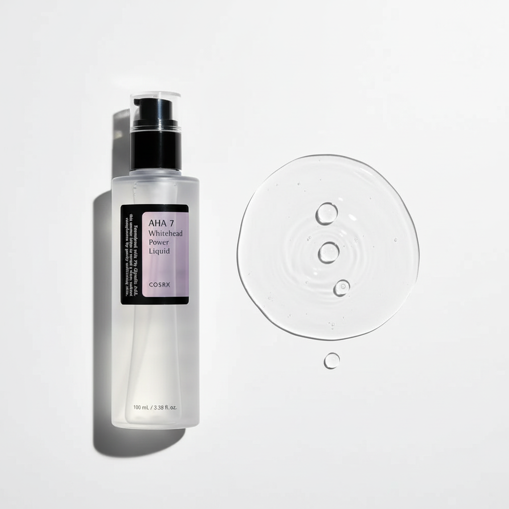 Cosrx AHA 7 Whitehead Power Liquid produit et texture
