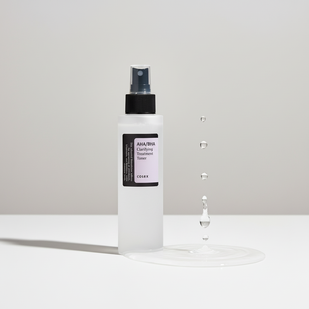 Cosrx AHA/BHA Clarifying Treatment Toner produit et texture