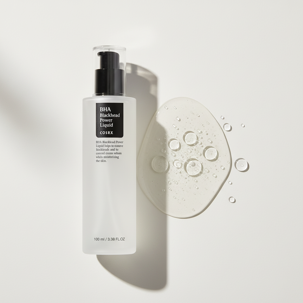 Cosrx BHA Blackhead Power Liquid produit et texture