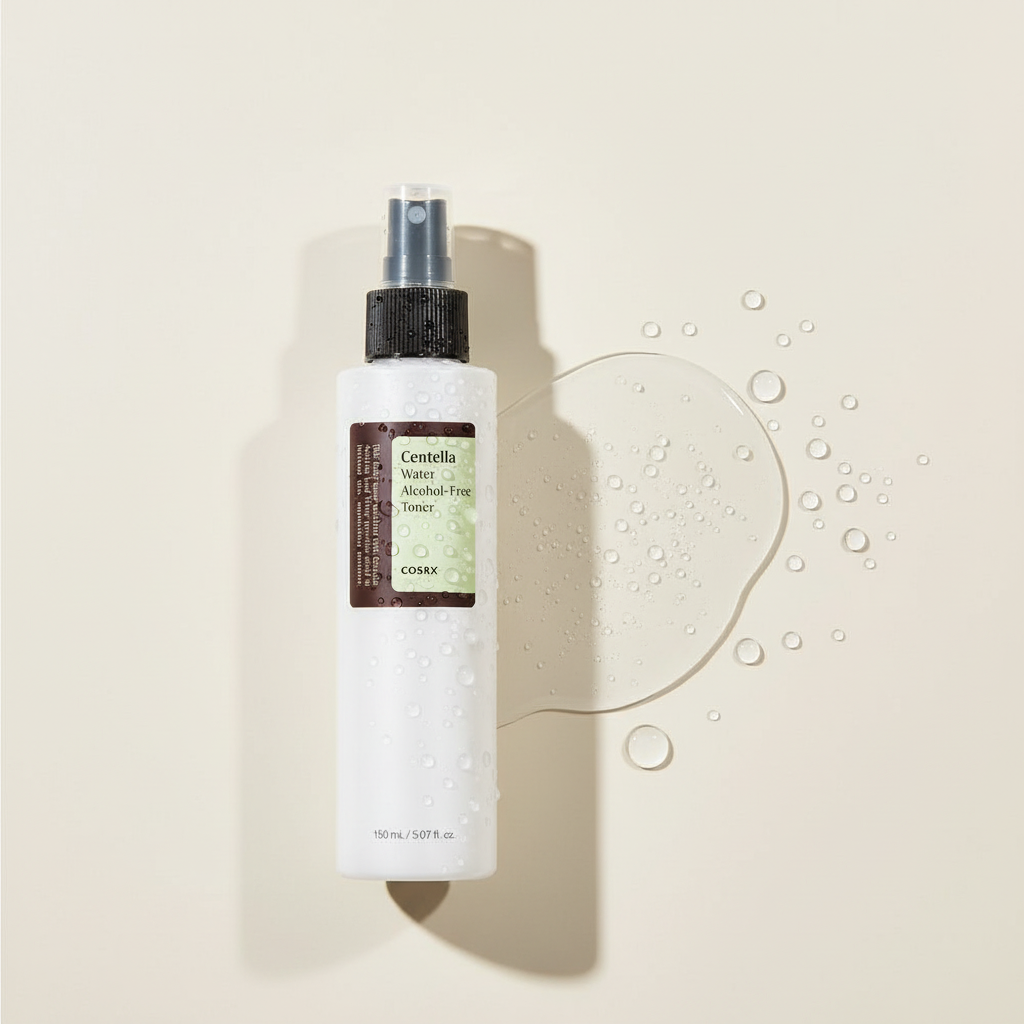 Cosrx Centella Water Alcohol Free Toner produit et texture