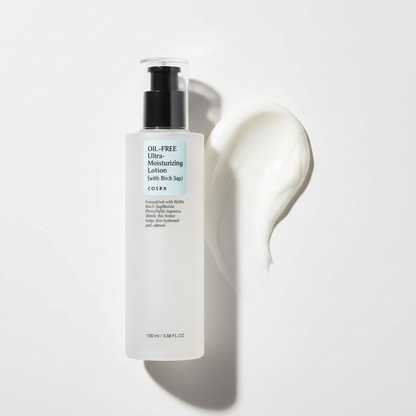 Cosrx Oil-Free Ultra-Moisturizing Lotion produit et texture
