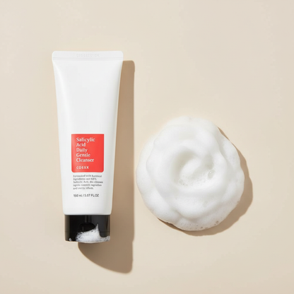 Cosrx Salicylic Acid Daily Gentle Cleanser produit et texture