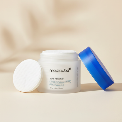 Medicube Zero Pore Pad 2.0 produit et pads