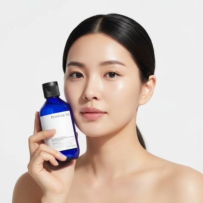Pyunkang Yul Essence Toner avec modèle
