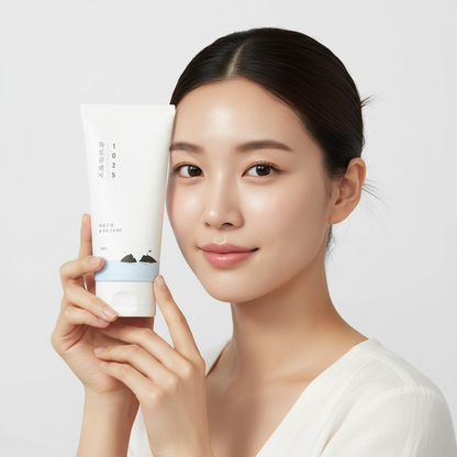 Round Lab 1025 Dokdo Cleanser avec modèle