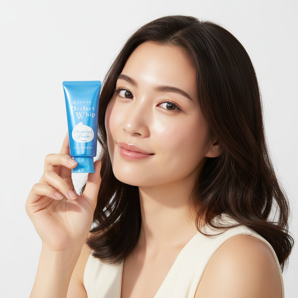 Shiseido Senka Perfect Whip Beauty Face Foam tube plus petit