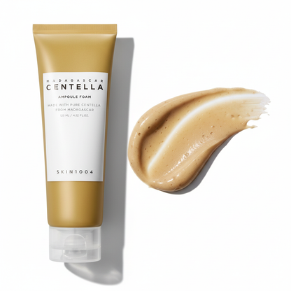 Skin1004 Madagascar Centella Ampoule Foam trace texture