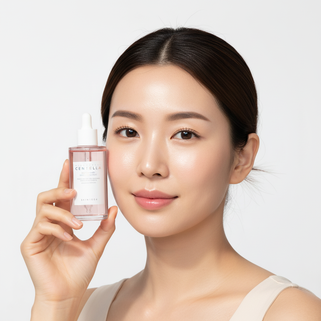 Skin1004 Madagascar Centella Poremizing Fresh Ampoule avec modèle