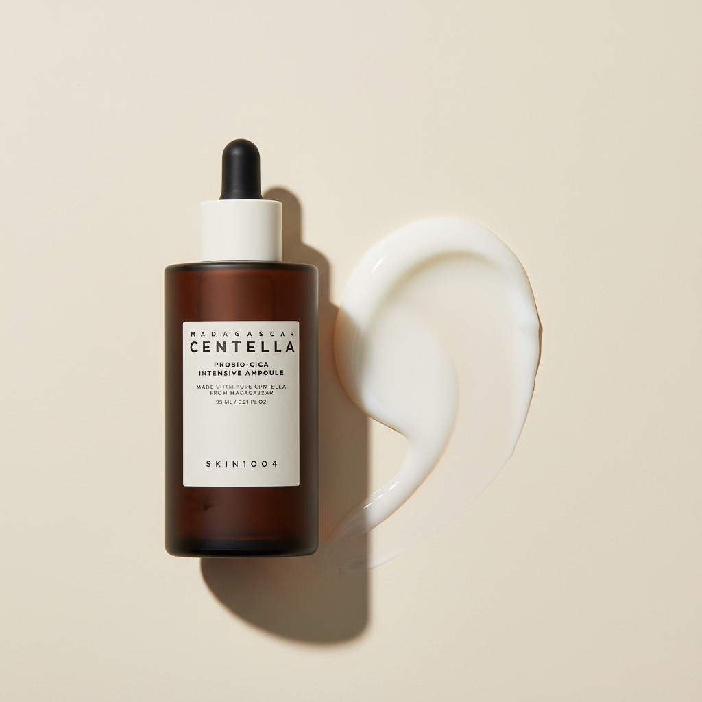 Skin1004 Madagascar Centella Probio-Cica Intensive Ampoule produit et texture