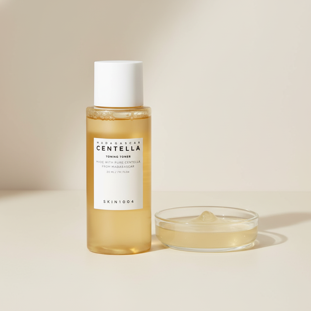 Skin1004 Madagascar Centella Toning Toner produit et texture