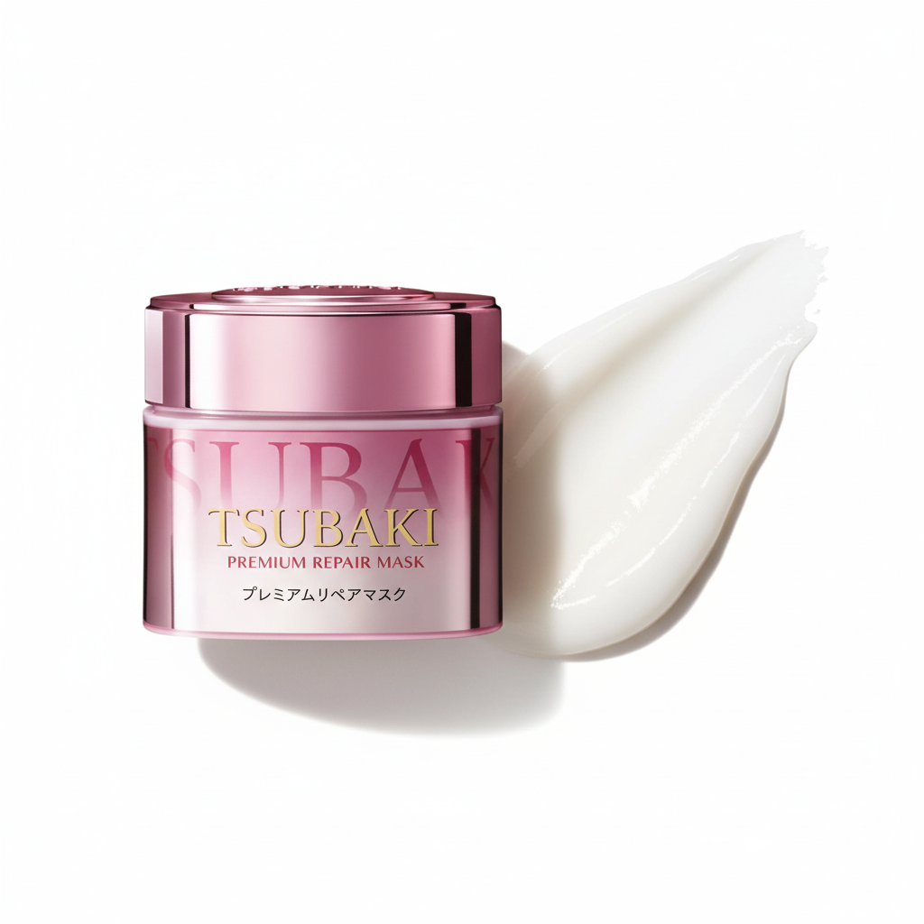 Tsubaki Premium Repair Mask produit et texture